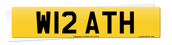 Registration number W12 ATH